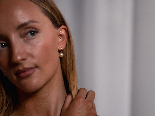 Daphne Drop Earrings - Champagne Gold