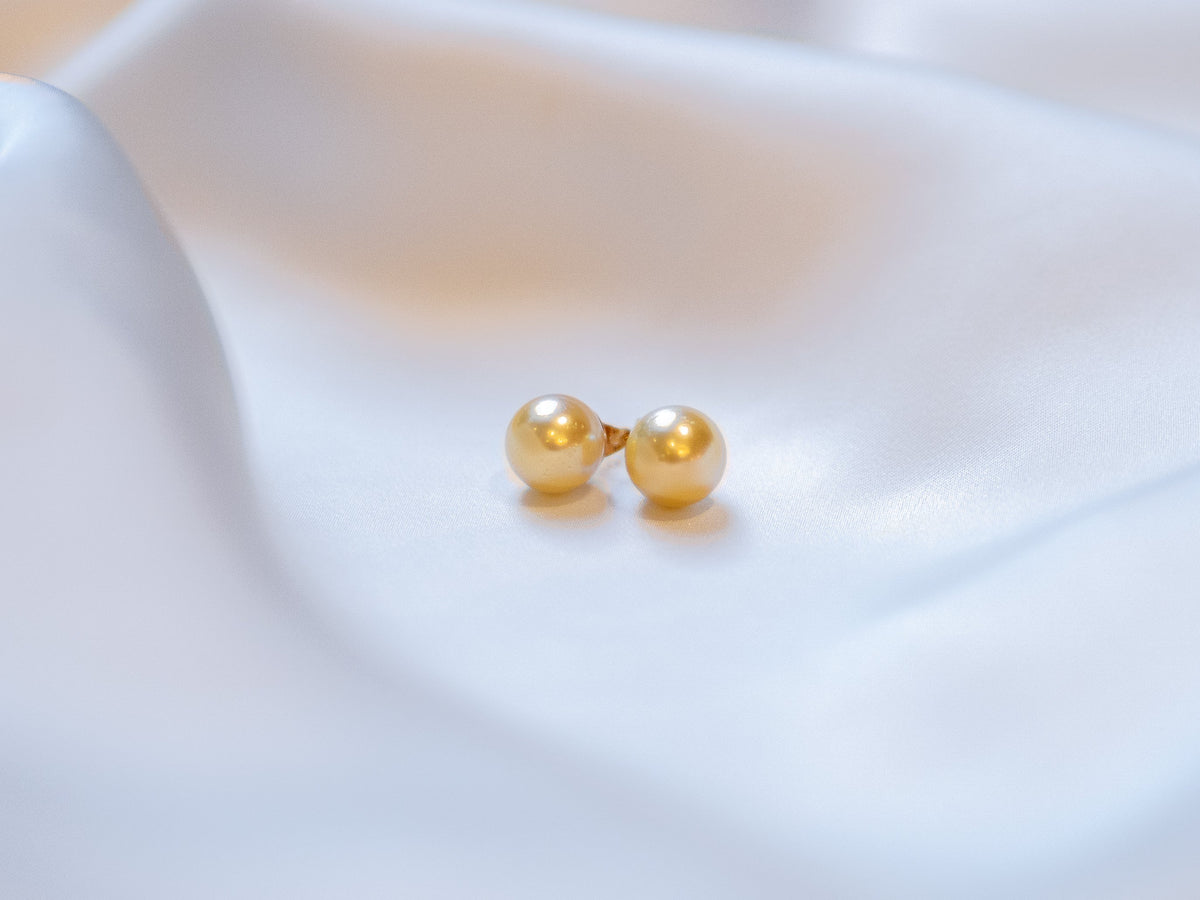 Margaux Earrings - Champagne Gold