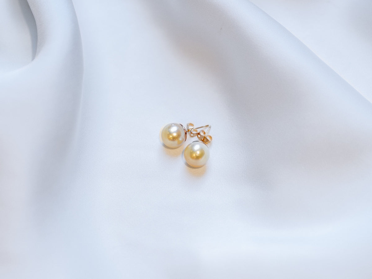 Margaux Earrings - Champagne Gold