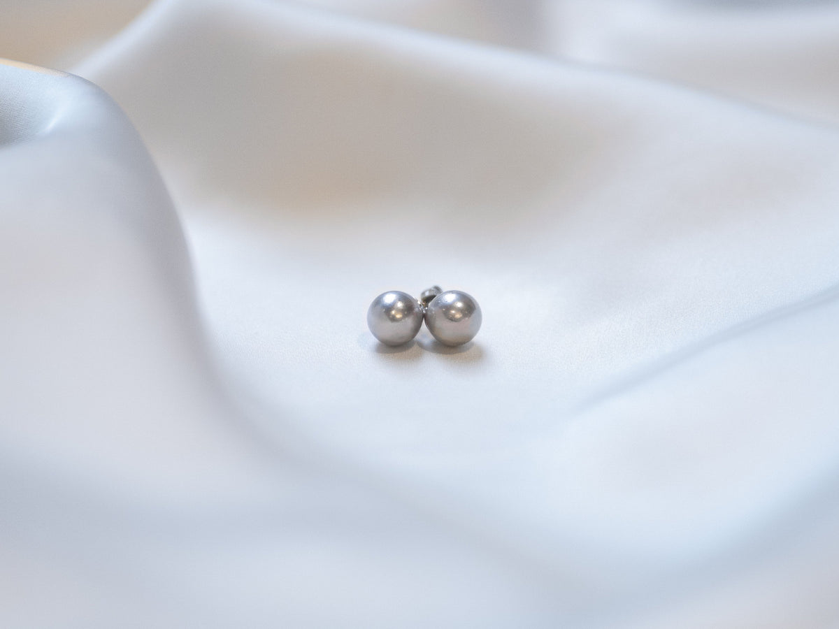 Margaux Earrings - Silver Mist