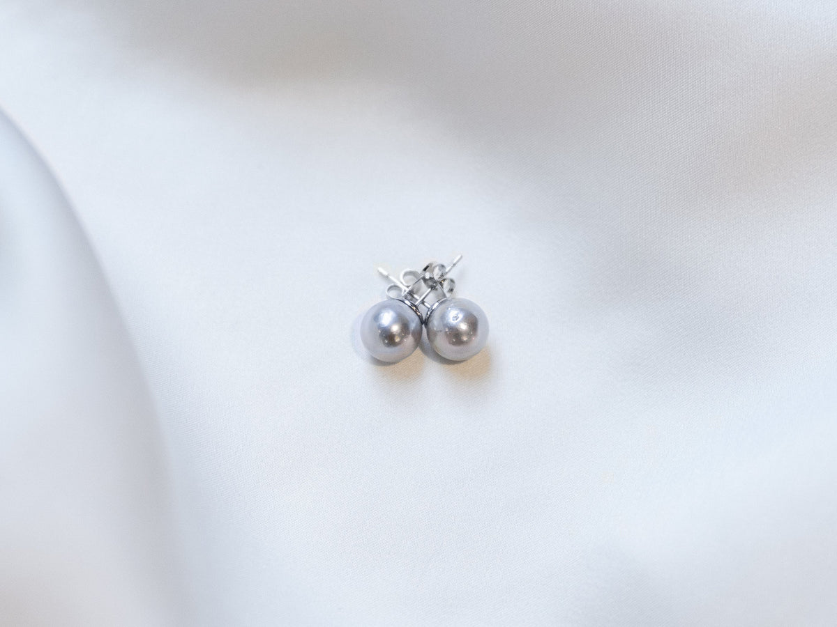 Margaux Earrings - Silver Mist